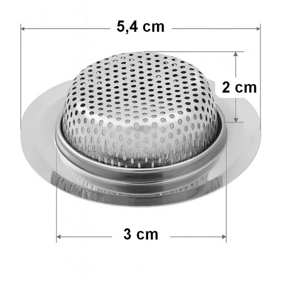 Ralinho Pia Inox Luxo Válvula 1/2 54mm